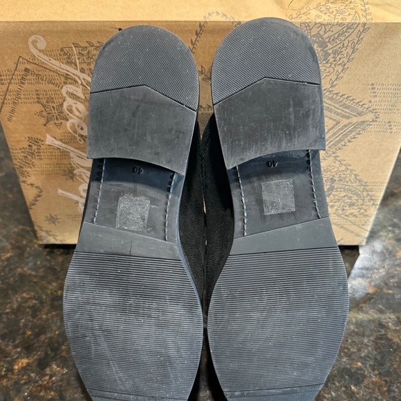 Free People Payton Suede Slip Penny Loafer Mules Women's Size 40 - Picture 6 of 7